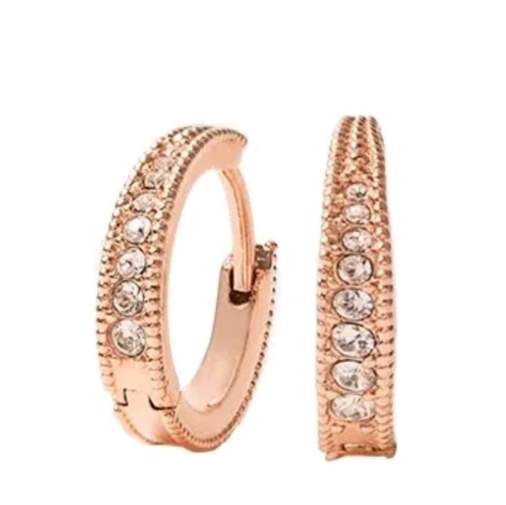 origami owl earrings New ( Rose gold)